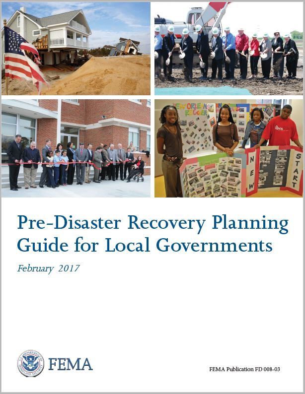 Pre-Disaster Recovery Planning Guide Cover